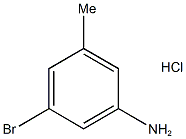 3-Amino-5-bromotoluene, HCl Structure