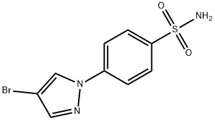 4-(4-Bromo-1H-pyrazol-1-yl)benzenesulfonamide 구조식 이미지