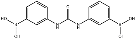 3,3'-Carbonylbis(azanediyl)bis(3,1-phenylene)diboronic acid 구조식 이미지