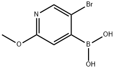 5-Bromo-2-methoxypyridin-4-ylboronic acid Structure