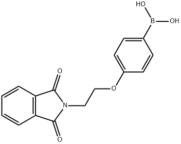 2-(4-Boronophenoxy)ethyl) phthalimide Structure