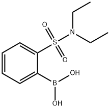 2-(N,N-diethylsulfamoyl)phenylboronic acid 구조식 이미지