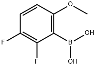 2,3-Difluoro-6-methoxyphenylboronic acid 구조식 이미지