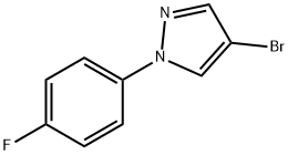 4-Bromo-1-(4-fluorophenyl)-1H-pyrazole 구조식 이미지