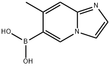 7-Methylimidazo[1,2-a]pyridin-6-ylboronic acid Structure