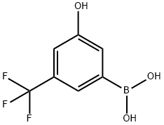 3-borono-5-hydroxybenzotrifluoride Structure