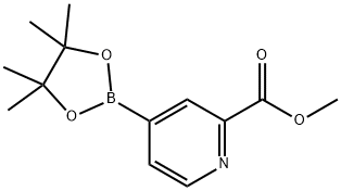 2-(Methoxycarbonyl)-4-pyridineboronic acid, pinacol ester Structure