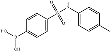 4-(N-p-tolylsulfamoyl)phenylboronic acid 구조식 이미지