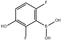 2,6-Difluoro-3-hydroxybenzeneboronic acid 구조식 이미지