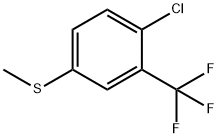 4-chloro-3-trifluoromethylthioanisole Structure