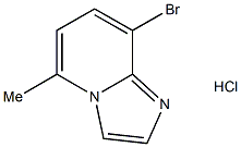 8-Bromo-5-methylimidazo[1,2-a]pyridine, HCl 구조식 이미지