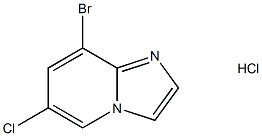 8-Bromo-6-chloroimidazo[1,2-a]pyridine, HCl Structure