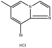 8-Bromo-6-methylimidazo[1,2-a]pyridine, HCl Structure