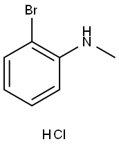 N-Methyl 2-bromoaniline, HCl 구조식 이미지