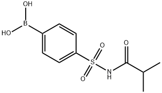 4-N-isobutyrylsulfamoylphenylboronic acid Structure