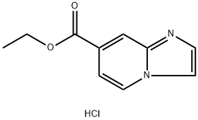 Ethyl imidazo[1,2-a]pyridine-7-carboxylate, HCl Structure