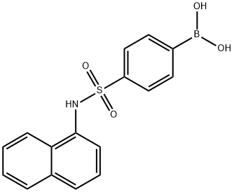 4-(N-Naphthalen-1-ylsulfamoyl)phenylboronic acid Structure
