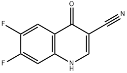6,7-difluoro-4-oxo-1,4-dihydroquinoline-3-carbonitrile Structure