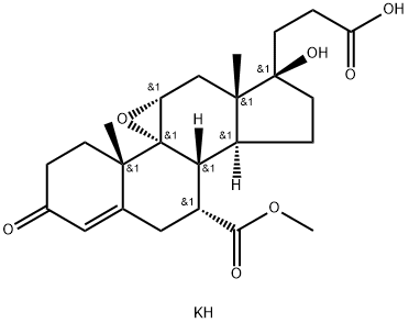 Eplerenone Hydroxyacid Potassium Salt Structure