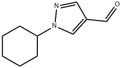 1-CYCLOHEXYL-1H-PYRAZOLE-4-CARBALDEHYDE 구조식 이미지