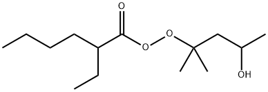 3-히드록시-1,1-디메틸부틸퍼옥시-(2-에틸헥사노에이트) 구조식 이미지