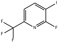 2-Fluoro-3-iodo-6-(trifluoroMethyl)pyridine 구조식 이미지