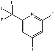 2-Fluoro-4-iodo-6-(trifluoroMethyl)pyridine Structure