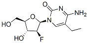 4-amino-5-ethyl-1-[(2R,3S,4R,5R)-3-fluoro-4-hydroxy-5-(hydroxymethyl)oxolan-2-yl]pyrimidin-2-one Structure