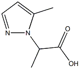 2-(5-METHYL-1H-PYRAZOL-1-YL)PROPANOIC ACID 구조식 이미지