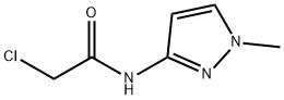 2-CHLORO-N-(1-METHYL-1H-PYRAZOL-3-YL)-ACETAMIDE 구조식 이미지