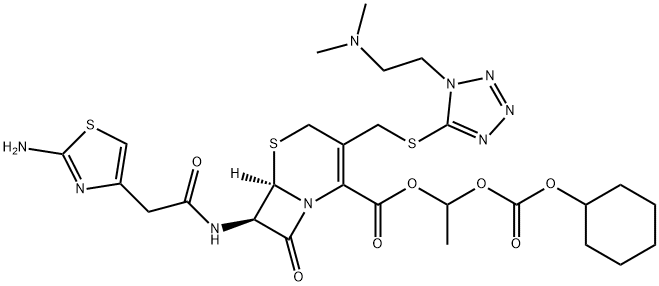 CefotiaM Hexetil Hydrochloride Structure