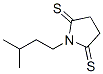 2,5-피롤리딘디티온,1-(3-메틸부틸)- 구조식 이미지