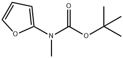 Carbamic  acid,  N-2-furanyl-N-methyl-,  1,1-dimethylethyl  ester 구조식 이미지