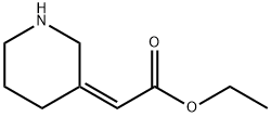 Ethyl 2-(3-piperidinylidene)acetate 구조식 이미지