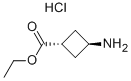trans-3-Aminocyclobutanecarboxylic  acid  ethyl  ester  hydrochloride Structure