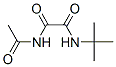 Ethanediamide,  N1-acetyl-N2-(1,1-dimethylethyl)- Structure