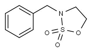 3-Benzyloxathiazolidine 2,2-dioxide 구조식 이미지