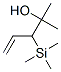 4-Penten-2-ol,  2-methyl-3-(trimethylsilyl)- Structure