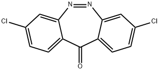 3,8-Dichloro-11H-dibenzo[c,f][1,2]diazepin-11-one Structure