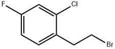 1-(2-bromoethyl)-2-chloro-4-fluorobenzene 구조식 이미지