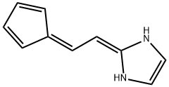 1H-Imidazole,  2-[2-(2,4-cyclopentadien-1-ylidene)ethylidene]-2,3-dihydro- Structure