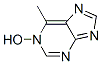 1H-Purine,  1-hydroxy-6-methyl- Structure