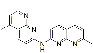 1,8-Naphthyridin-2-amine,  N-(5,7-dimethyl-1,8-naphthyridin-2-yl)-5,7-dimethyl- Structure