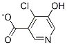 4-CHLORO-5-HYDROXYPYRIDINE-3-CARBOXYLATE Structure