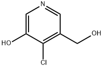 3-Pyridinemethanol,  4-chloro-5-hydroxy- 구조식 이미지