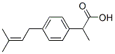 벤젠아세트산,-알파-메틸-4-(3-메틸-2-부테닐)-,(-)-(9CI) 구조식 이미지