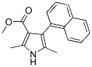 1H-Pyrrole-3-carboxylicacid,2,5-dimethyl-4-(1-naphthalenyl)-,methylester(9CI) Structure