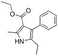 1H-Pyrrole-3-carboxylicacid,5-ethyl-2-methyl-4-phenyl-,ethylester(9CI) 구조식 이미지