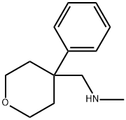 N-methyl-(4-phenyltetrahydropyran-4-yl)methylamine Structure