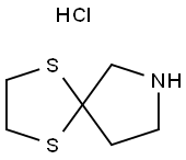 1,4-Dithia-7-aza-spiro[4.4]nonane hydrochloride 구조식 이미지